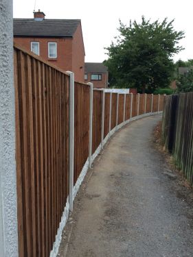 Click Here To Enlarge This Photo Of Domestic Fencing Nottingham