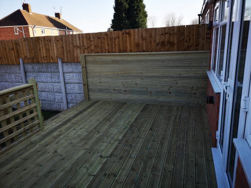 Click Here To Enlarge This Photo Of Wooden Decked Veranda