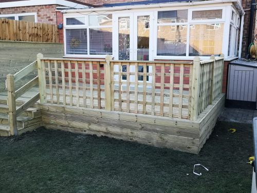Click Here To Enlarge This Photo Of Wooden Decked Veranda