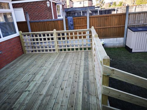 Click Here To Enlarge This Photo Of Wooden Decked Veranda