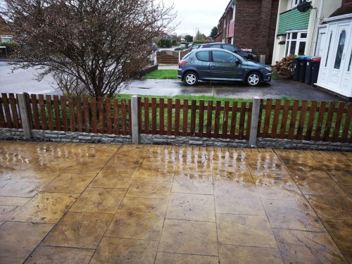 Click Here To Enlarge This Photo Of Domestic Picket Fencing 