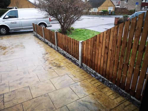 Click Here To Enlarge This Photo Of Domestic Picket Fencing 