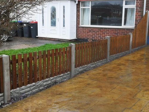 Click Here To Enlarge This Photo Of Domestic Picket Fencing 