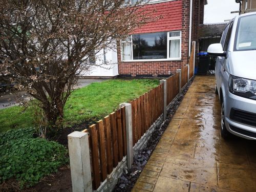 Click Here To Enlarge This Photo Of Domestic Picket Fencing 