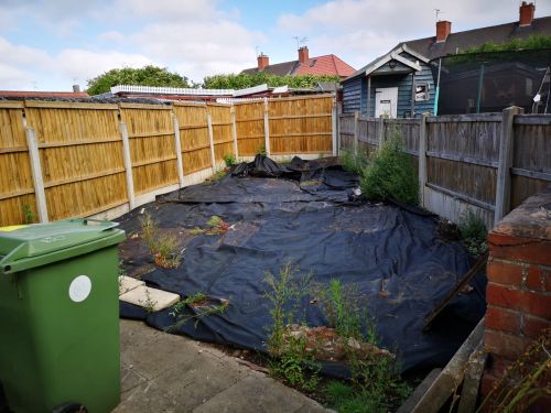 Click Here To Enlarge This Photo Of Decking, gravel and planters