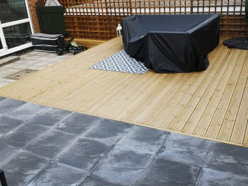 Click Here To Enlarge This Photo Of Decking/ slabbing