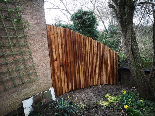 Click Here To Enlarge This Photo Of Post and Rail Close Board Fencing