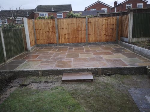 Click Here To Enlarge This Photo Of Fencing and paving