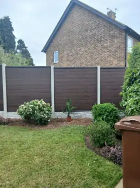 Click Here To Enlarge This Photo Of Composite Fencing In Bilborough, Nottingham