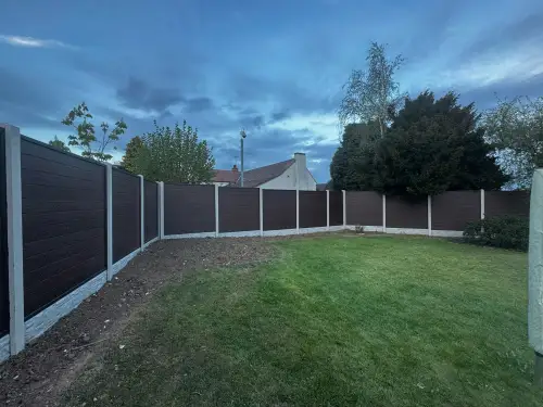 Click Here To Enlarge This Photo Of Composite Fencing In Bilborough, Nottingham
