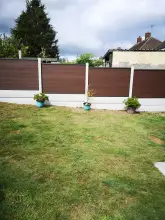 Composite Fencing Installation In Bilborough