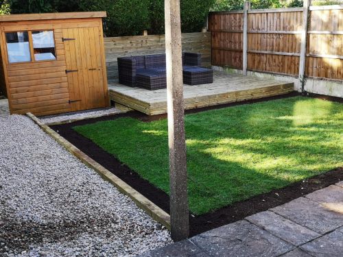 Click Here To Enlarge This Photo Of Decking in Aspley Nottingham